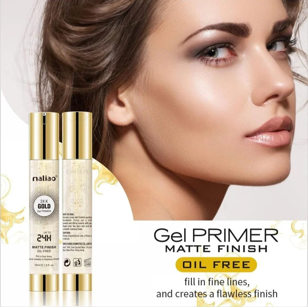 MALIAO 24K Gold Gel Matte Finish Oil-Free Primer  - 30ml - Buy Online in Pakistan at Cosmia.pk