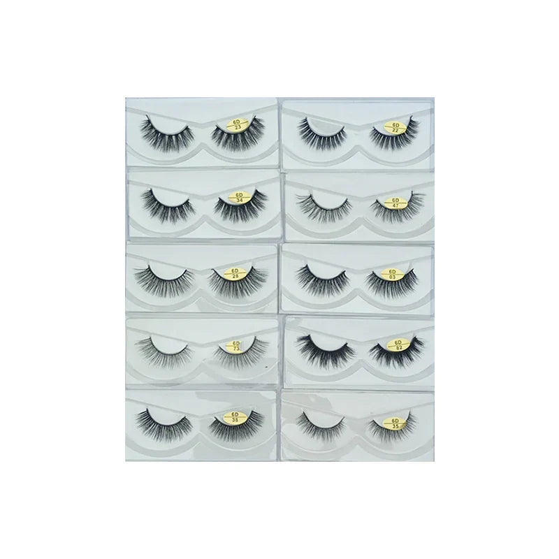 Glamorous Face 6D Mink Hair Eyelashes 10 Pieces GF 8061 - Buy Online in Pakistan at Cosmia.pk