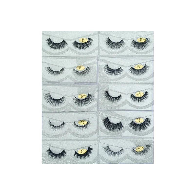 Glamorous Face 6D Mink Hair Eyelashes 10 Pieces GF 8060 - Buy Online in Pakistan at Cosmia.pk