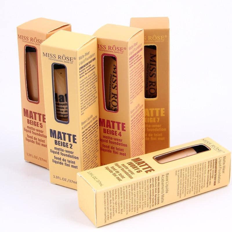 Miss Rose Full Coverage Matte Foundation - 37ml - Buy Online in Pakistan at Cosmia.pk