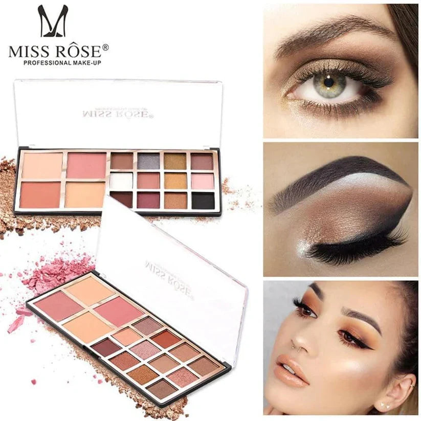 MISS ROSE Eyeshadow and Blush Palette - Buy Online in Pakistan at Cosmia.pk
