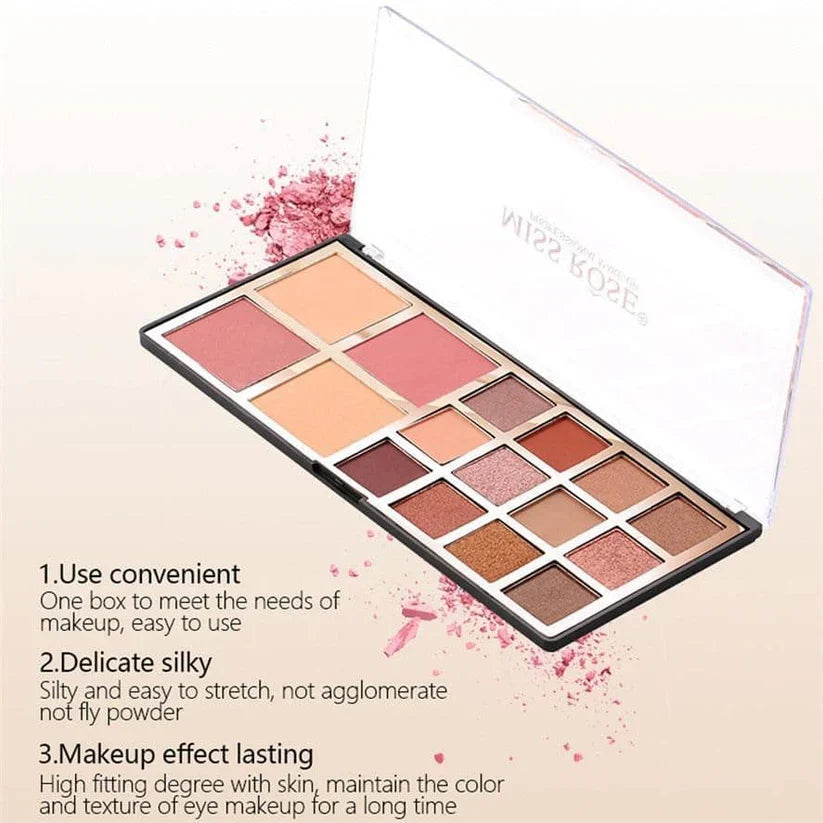 MISS ROSE Eyeshadow and Blush Palette - Buy Online in Pakistan at Cosmia.pk