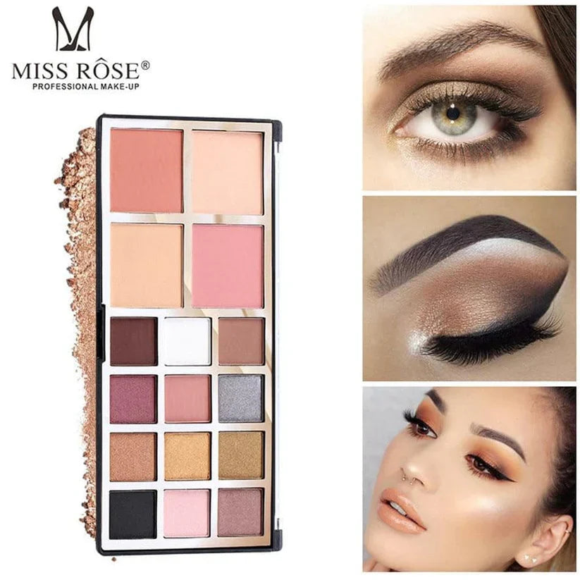 MISS ROSE Eyeshadow and Blush Palette - Buy Online in Pakistan at Cosmia.pk