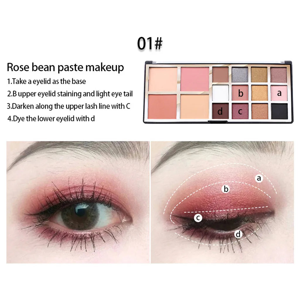 MISS ROSE Eyeshadow and Blush Palette - Buy Online in Pakistan at Cosmia.pk