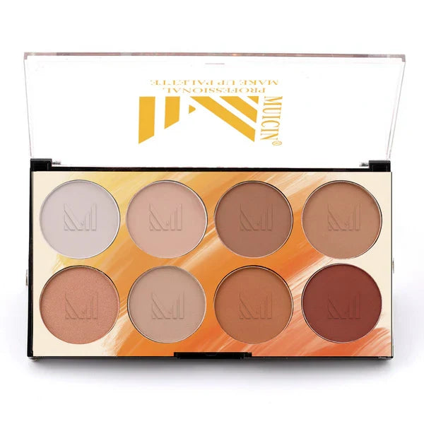 MUICIN - 8 Colors Professional Contour Palette - Buy Online in Pakistan at Cosmia.pk