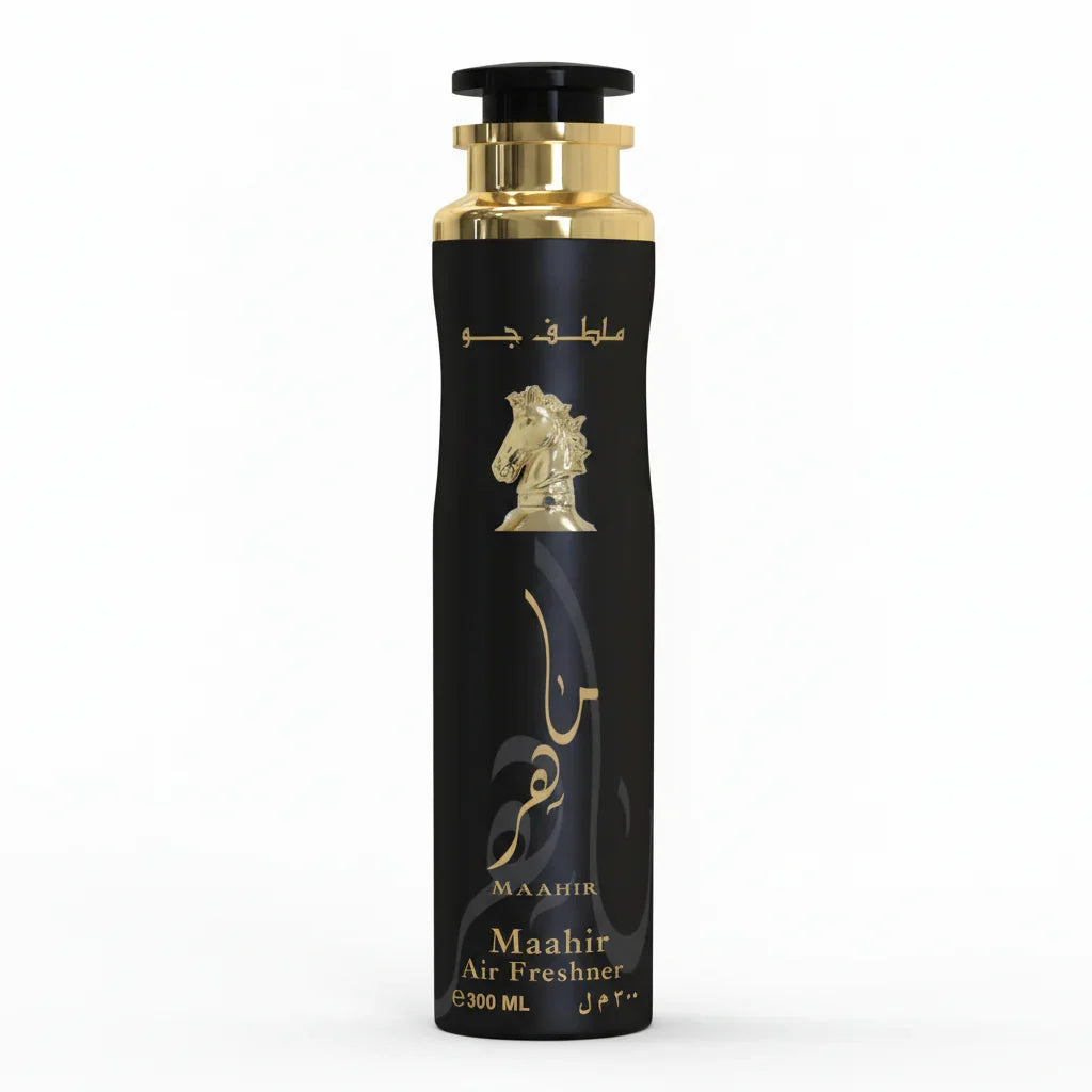 Lattafa Maahir Gold Air Freshener - 300ml - Buy Online in Pakistan at Cosmia.pk