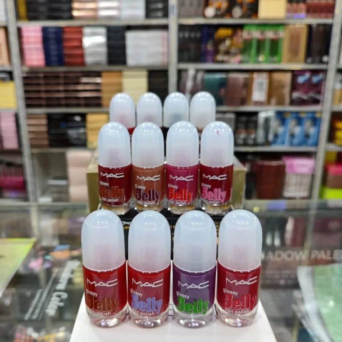 Mac glossy jelly nail paint (12Pcs) Set - Buy Online in Pakistan at Cosmia.pk