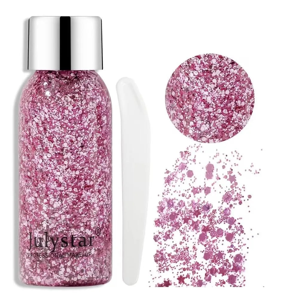 July Star Makeup Glitter Liquid Eye Shadow  - 30ml - Buy Online in Pakistan at Cosmia.pk