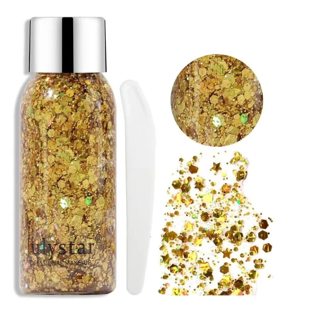 July Star Makeup Glitter Liquid Eye Shadow  - 30ml - Buy Online in Pakistan at Cosmia.pk