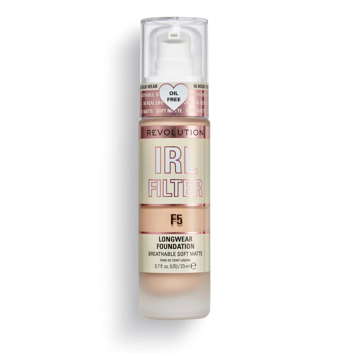 Makeup Revolution IRL Filter Longwear Foundation 23ml - Buy Online in Pakistan at Cosmia.pk