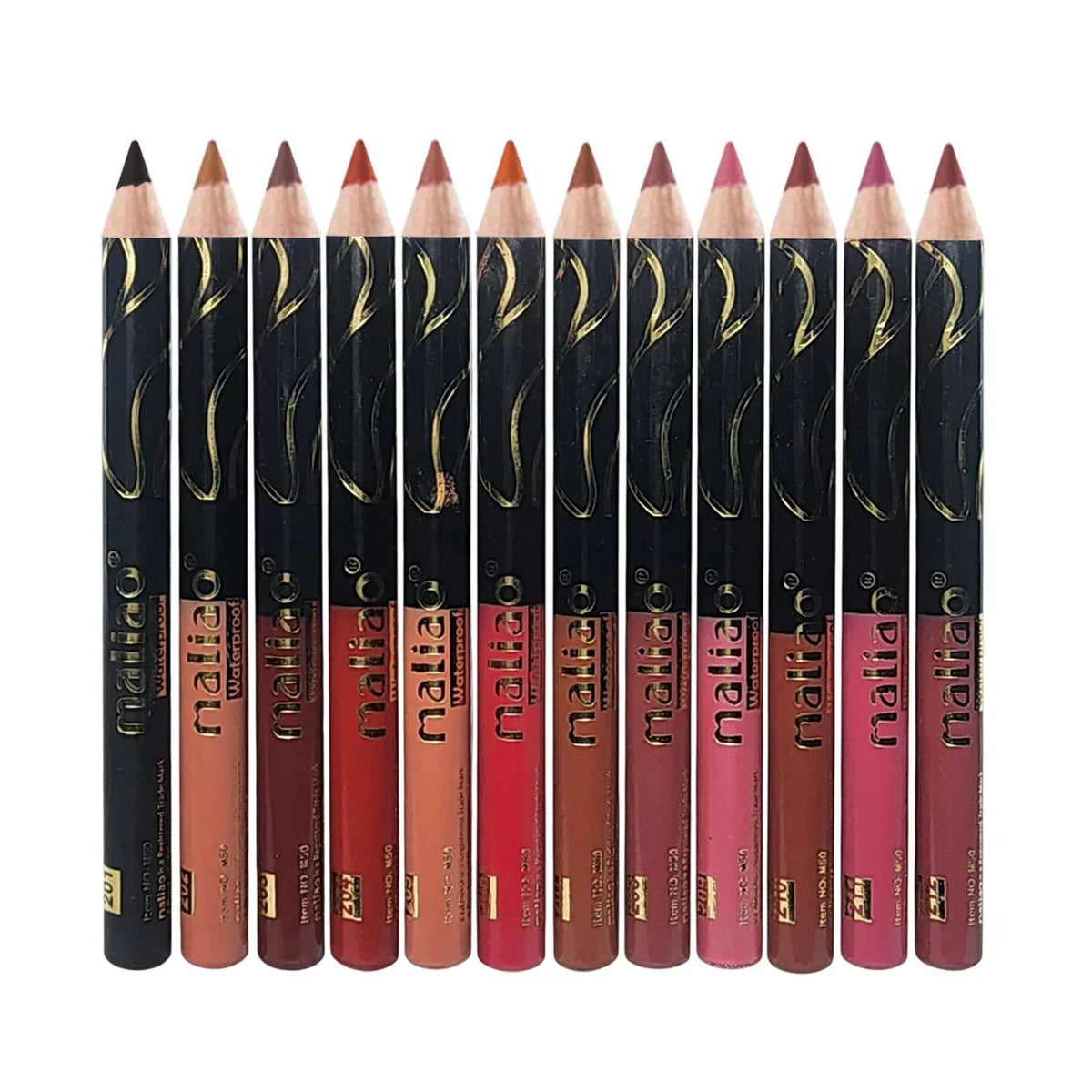 Maliao 12 Pcs Eye & Lip Liner Pencil - Buy Online in Pakistan at Cosmia.pk