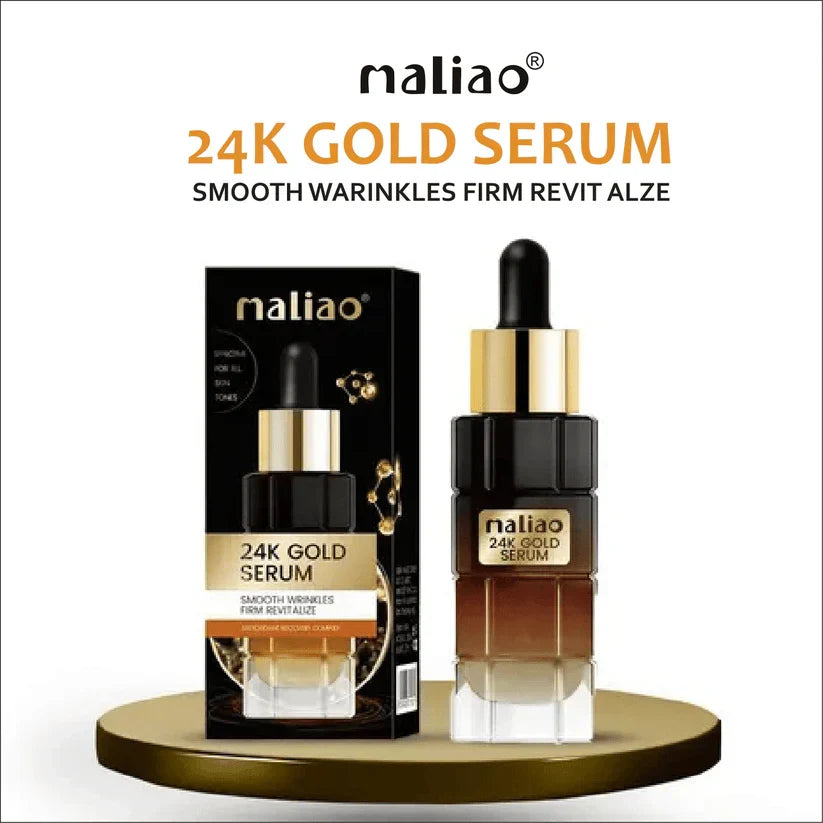 Maliao 24K Gold Serum for Smoothing Wrinkles & Revitalizing Skin - 30ml - Buy Online in Pakistan at Cosmia.pk