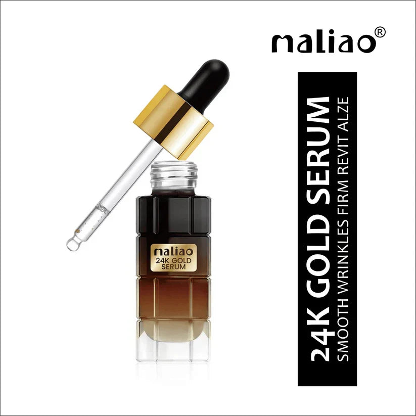 Maliao 24K Gold Serum for Smoothing Wrinkles & Revitalizing Skin - 30ml - Buy Online in Pakistan at Cosmia.pk