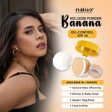 Maliao Banana HD 2 IN 1 Oil-Control Face Powder Compact - Matte Finish - Buy Online in Pakistan at Cosmia.pk