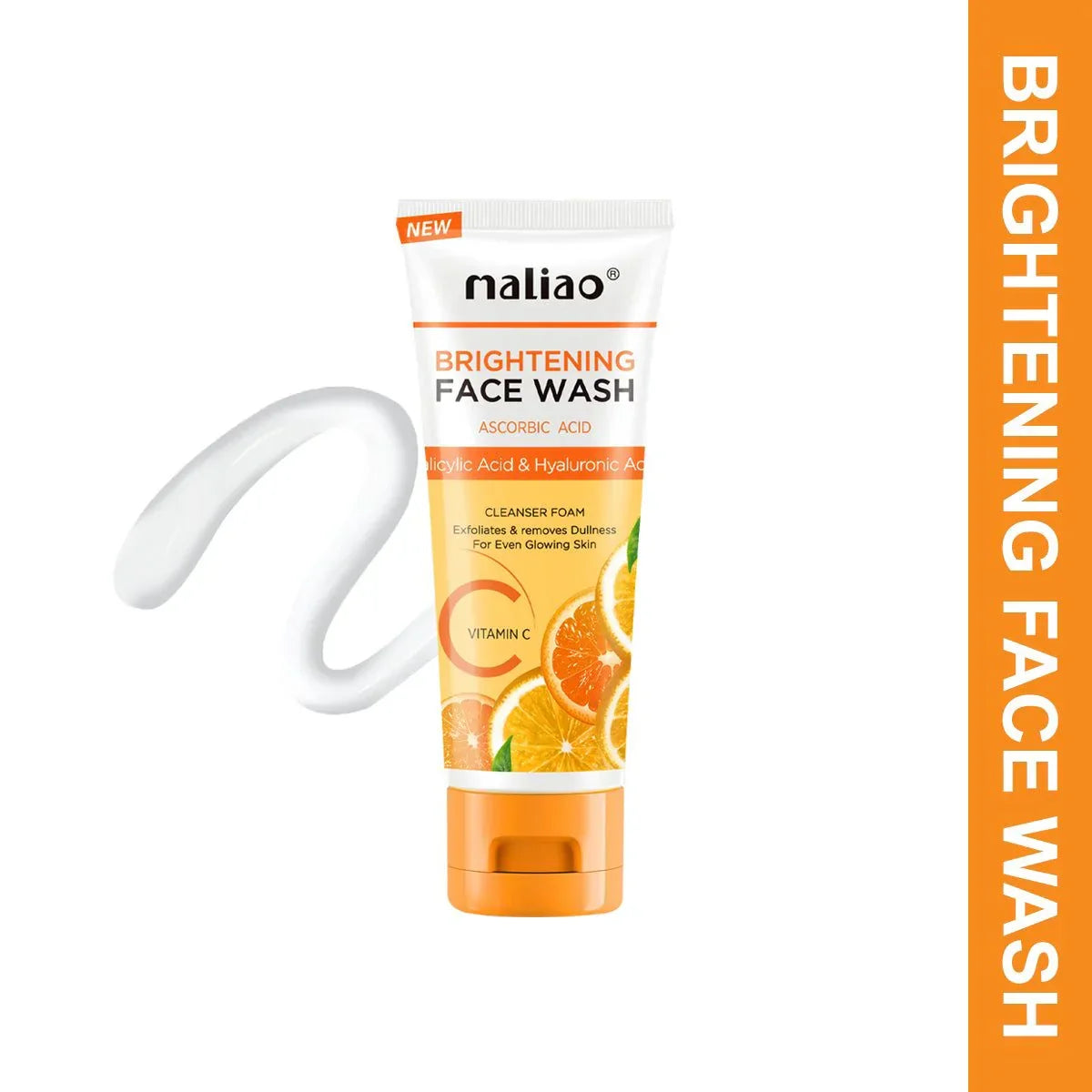 Maliao Vitamin C Face Wash with Vitamin C & Turmeric - Illuminate Your Skin - Buy Online in Pakistan at Cosmia.pk