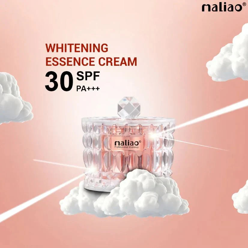 Maliao Whitening Essence Cream - Hyaluronic Acid & SPF 30 PA+++ for Radiant Skin - 30g - Buy Online in Pakistan at Cosmia.pk