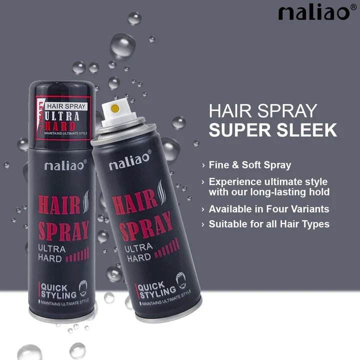 Maliao Ultra Hard Hairspray Level 7 - 150ml - Buy Online in Pakistan at Cosmia.pk