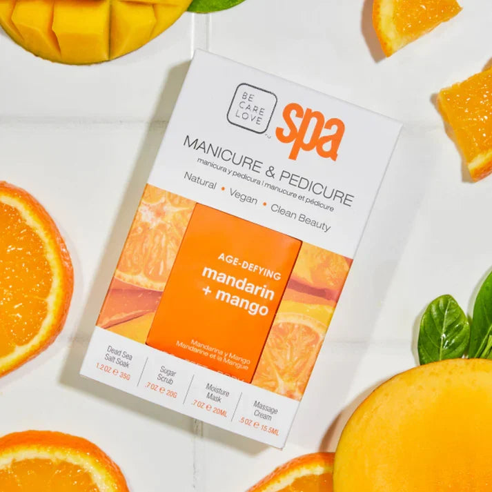 Be Care Love Mandarin and Mango Age-Defying Spa 4 Pcs Set - Buy Online in Pakistan at Cosmia.pk