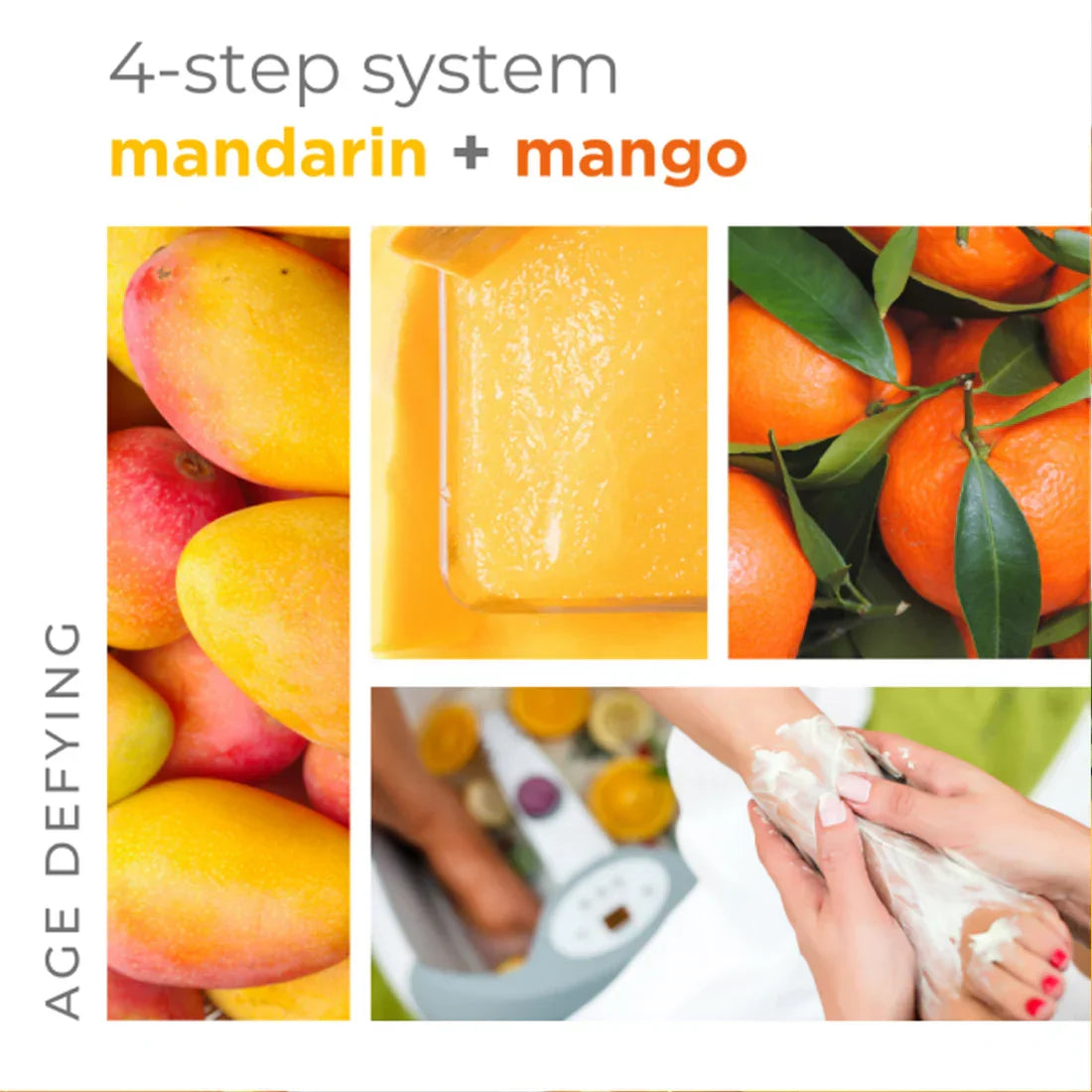 Be Care Love Mandarin and Mango Age-Defying Spa 4 Pcs Set - Buy Online in Pakistan at Cosmia.pk