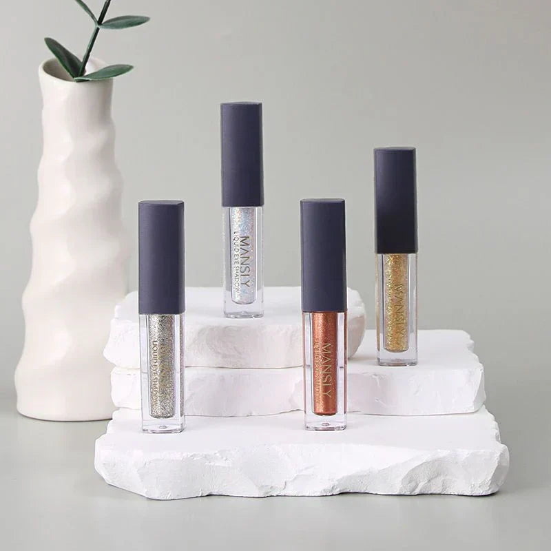 Mansly Liquid Glitter Eyeshadow Set - 4 Pcs - Buy Online in Pakistan at Cosmia.pk