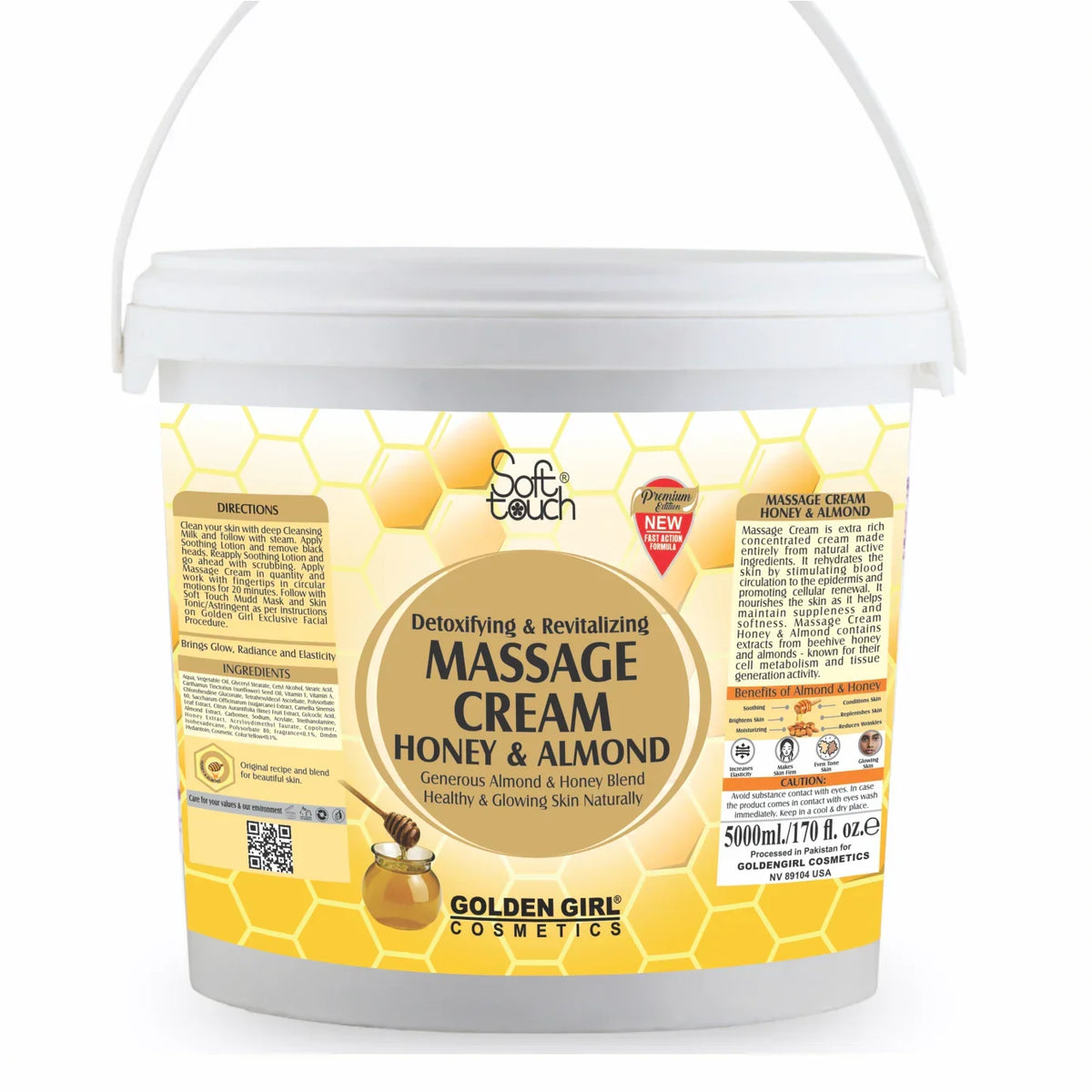 Soft Touch Massage Cream (Honey & Almond) - Buy Online in Pakistan at Cosmia.pk