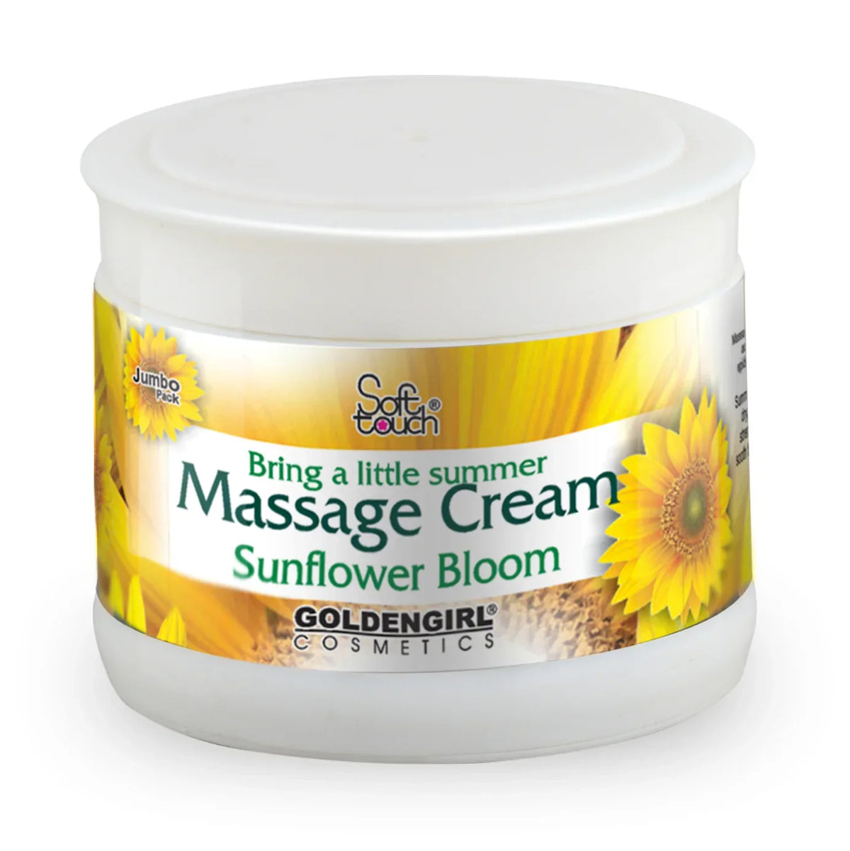 Soft Touch Massage Cream (Sunflower) 500ml - Buy Online in Pakistan at Cosmia.pk