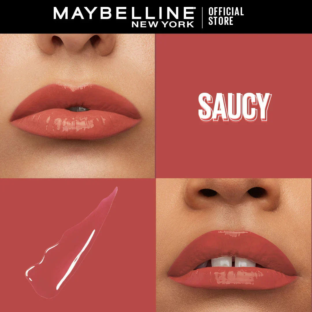 Original Maybelline Superstay Vinyl Ink Liquid Lipstick - Saucy 61 - Buy Online in Pakistan at Cosmia.pk