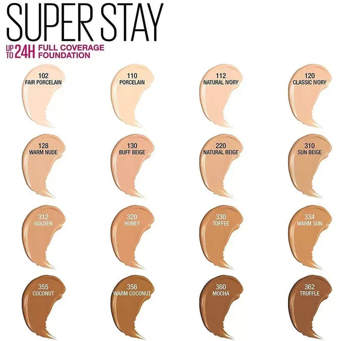 Maybelline Superstay 24Hr Full Coverage Foundation - Buy Online in Pakistan at Cosmia.pk