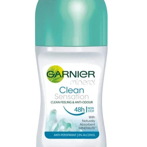 Garnier Mineral Ladies Roll On Clean Sensation - 50ml - Buy Online in Pakistan at Cosmia.pk
