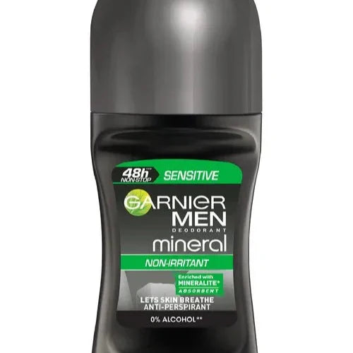 Garnier Mineral Men Sensitive RollOn – 50ml - Buy Online in Pakistan at Cosmia.pk