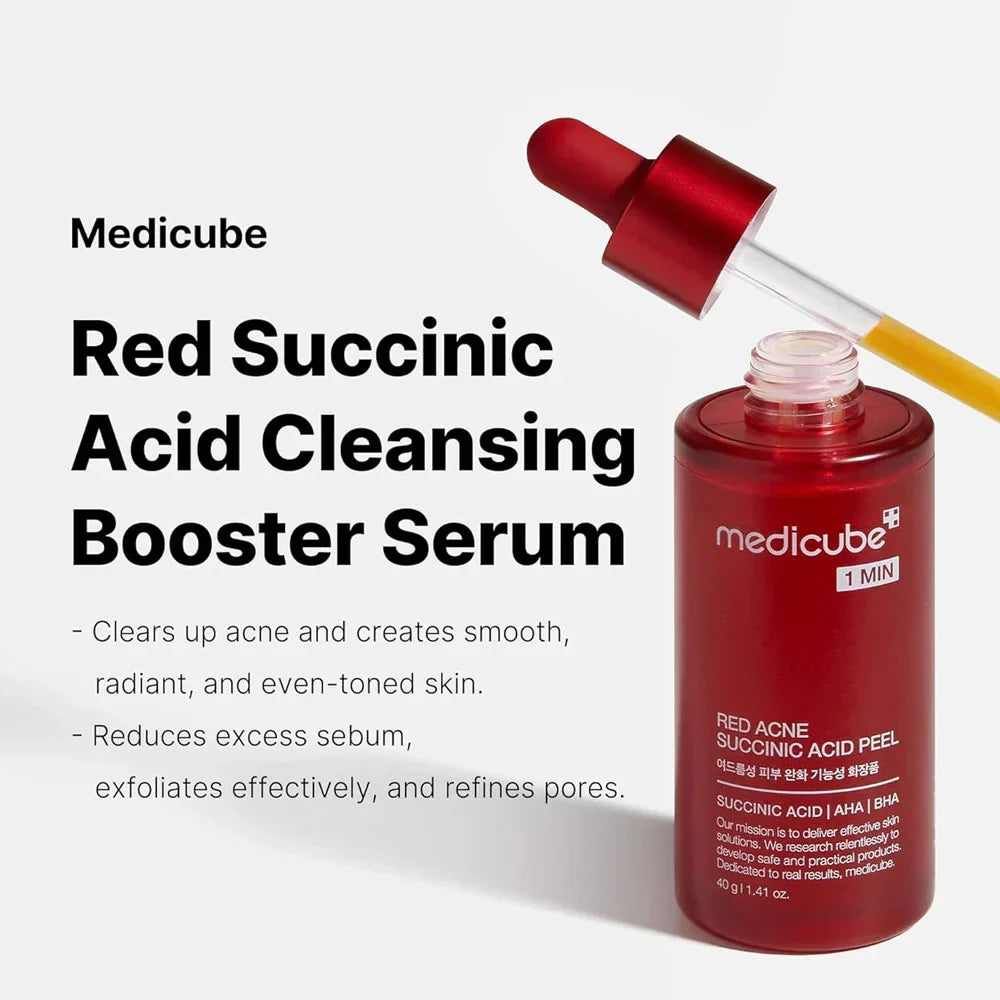 Medicube Red Acne Succinic Acid Peel - 40g - Buy Online in Pakistan at Cosmia.pk