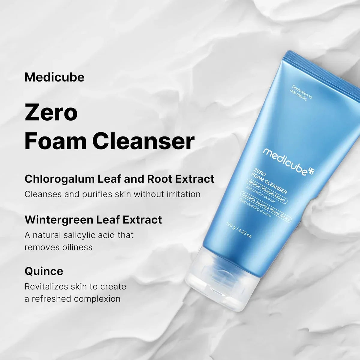 Medicube Zero Foam Cleanser  -  120g - Buy Online in Pakistan at Cosmia.pk