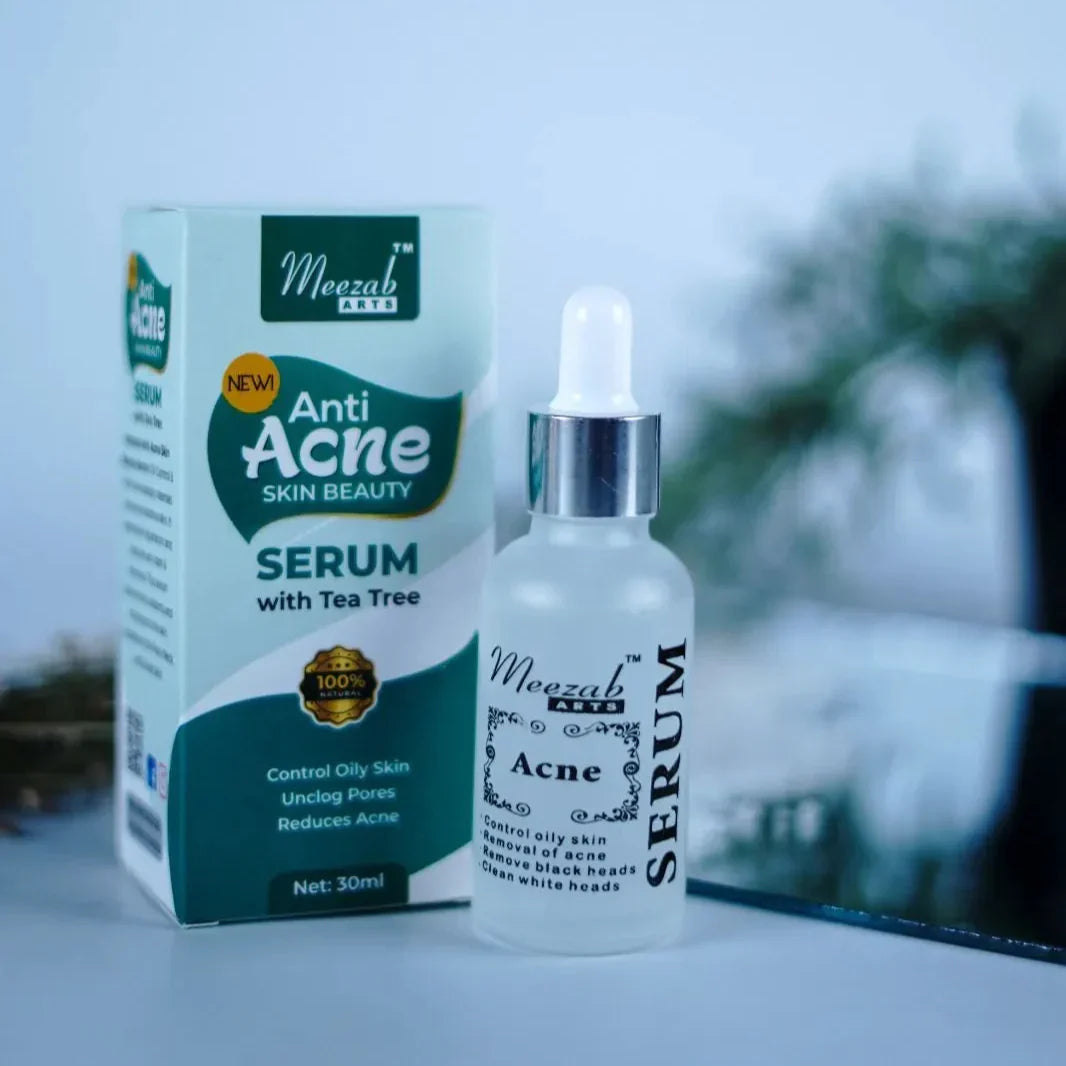 Meezab Arts Anti Acne Face Serum 30ml - Buy Online in Pakistan at Cosmia.pk