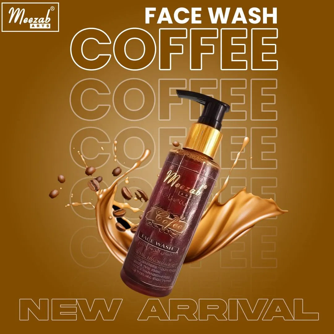 Meezab Arts Coffee face wash 170ml - Buy Online in Pakistan at Cosmia.pk