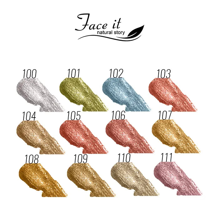 Face it Metallic Glitter Eyeshadow - Buy Online in Pakistan at Cosmia.pk