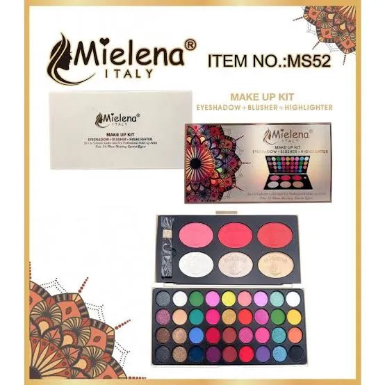 Mielena Eyeshadow+Highlighter+Blush Palette - Buy Online in Pakistan at Cosmia.pk