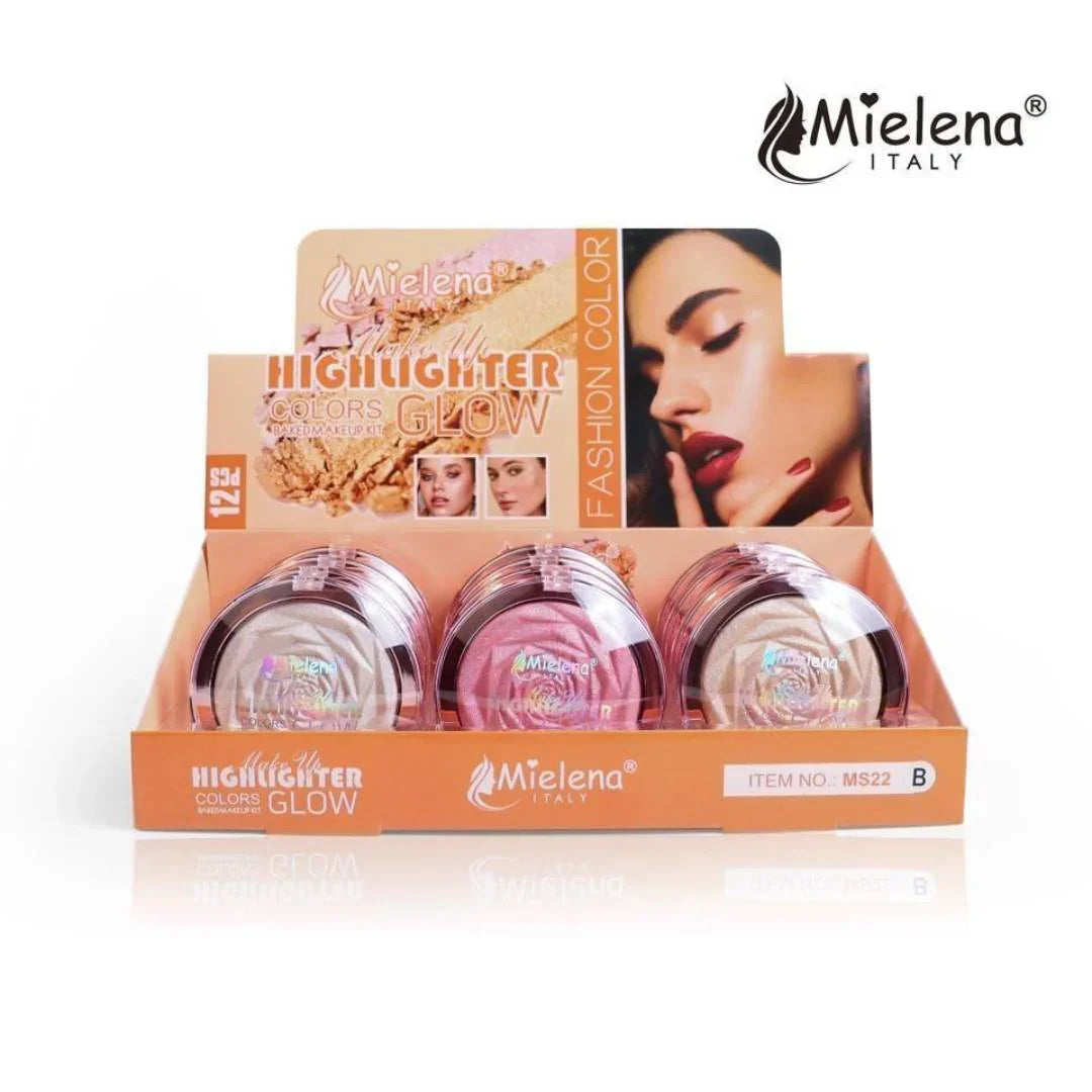 Mielena Italy Fashion Color Makeup Highlighter Glow - Buy Online in Pakistan at Cosmia.pk