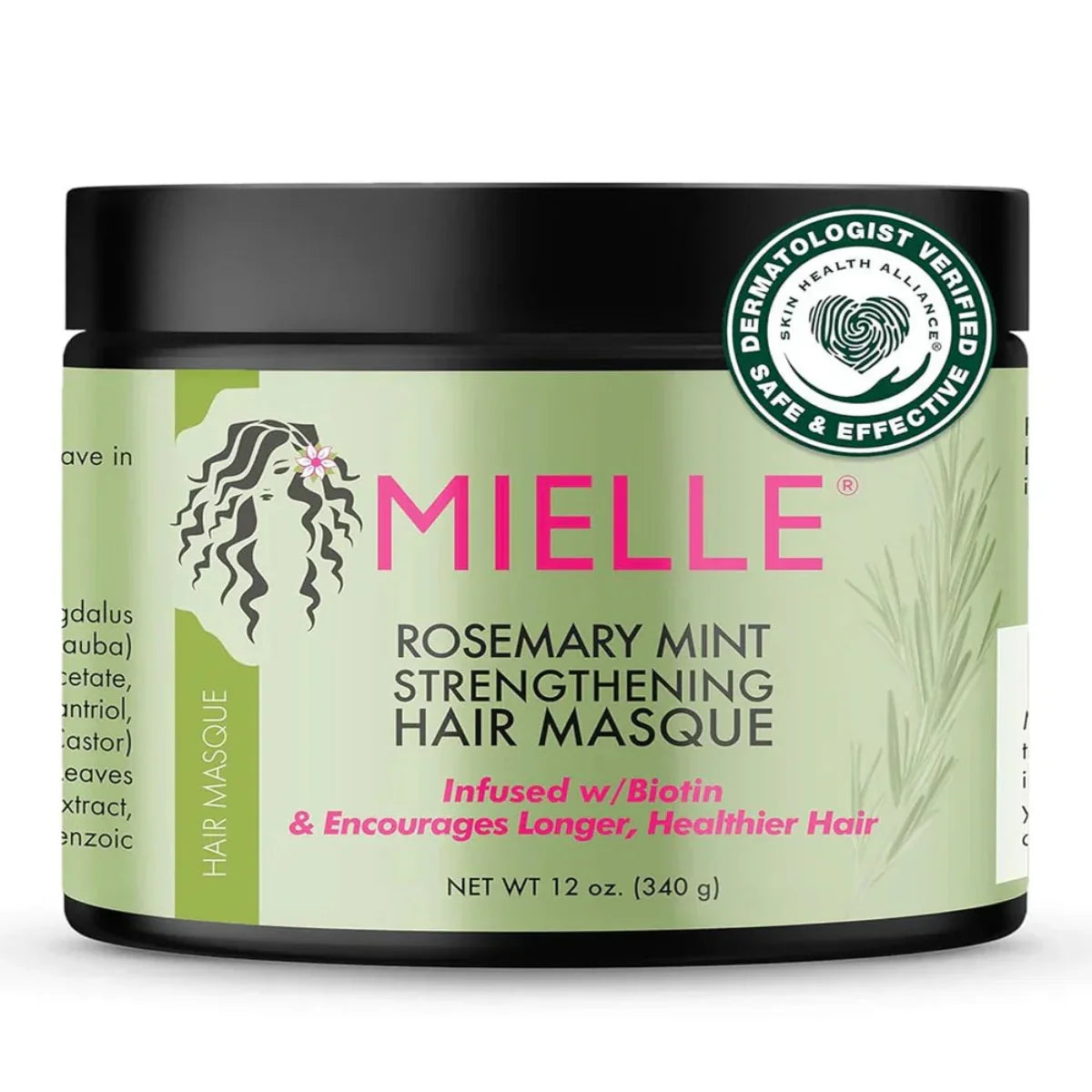 Mielle Rosemary Mint Strengthening Hair Masque - 340g - Buy Online in Pakistan at Cosmia.pk