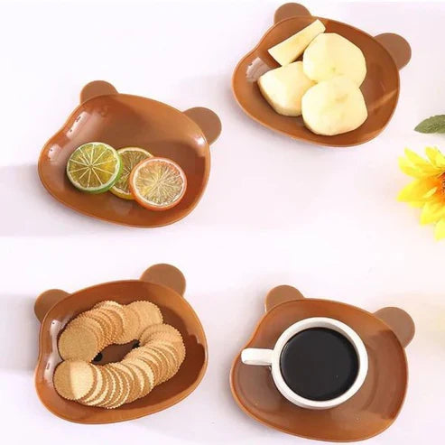 Mini Bear Shape Dish Plate - Pack Of 8 - Buy Online in Pakistan at Cosmia.pk