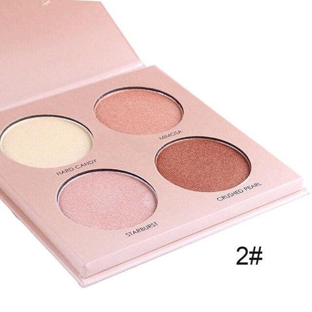 MISS ROSE Highlighter Palette - 4 Color - Buy Online in Pakistan at Cosmia.pk