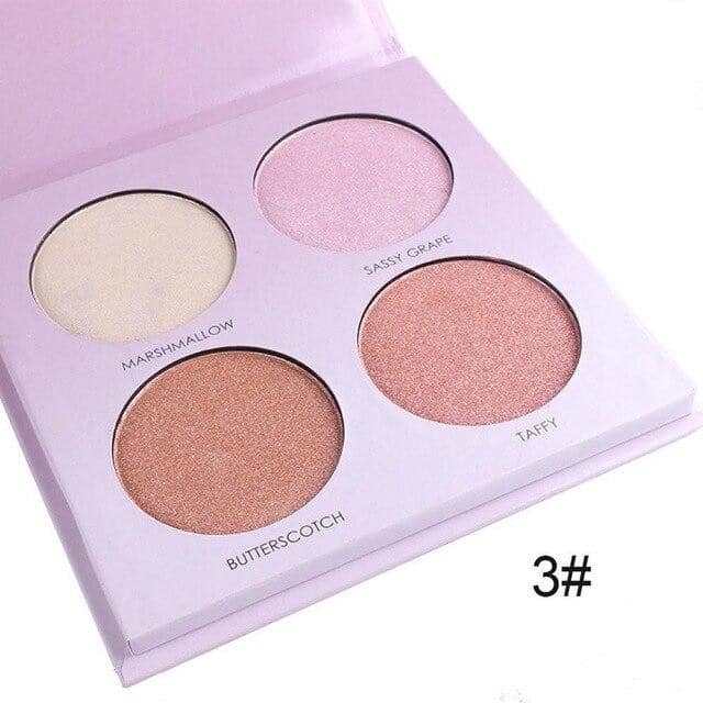 MISS ROSE Highlighter Palette - 4 Color - Buy Online in Pakistan at Cosmia.pk