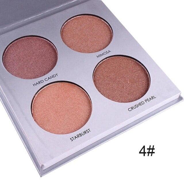 MISS ROSE Highlighter Palette - 4 Color - Buy Online in Pakistan at Cosmia.pk