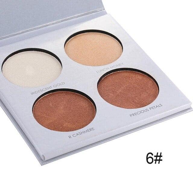 MISS ROSE Highlighter Palette - 4 Color - Buy Online in Pakistan at Cosmia.pk