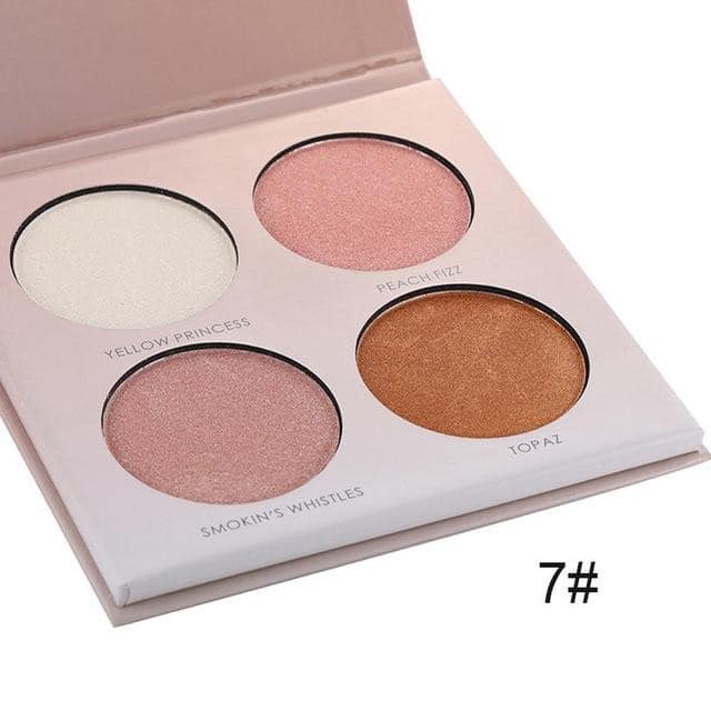 MISS ROSE Highlighter Palette - 4 Color - Buy Online in Pakistan at Cosmia.pk