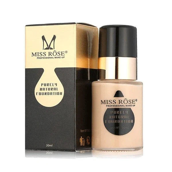 Miss Rose Waterproof Moisturizing Oil Free Full Coverage Foundation - 30ml - Buy Online in Pakistan at Cosmia.pk