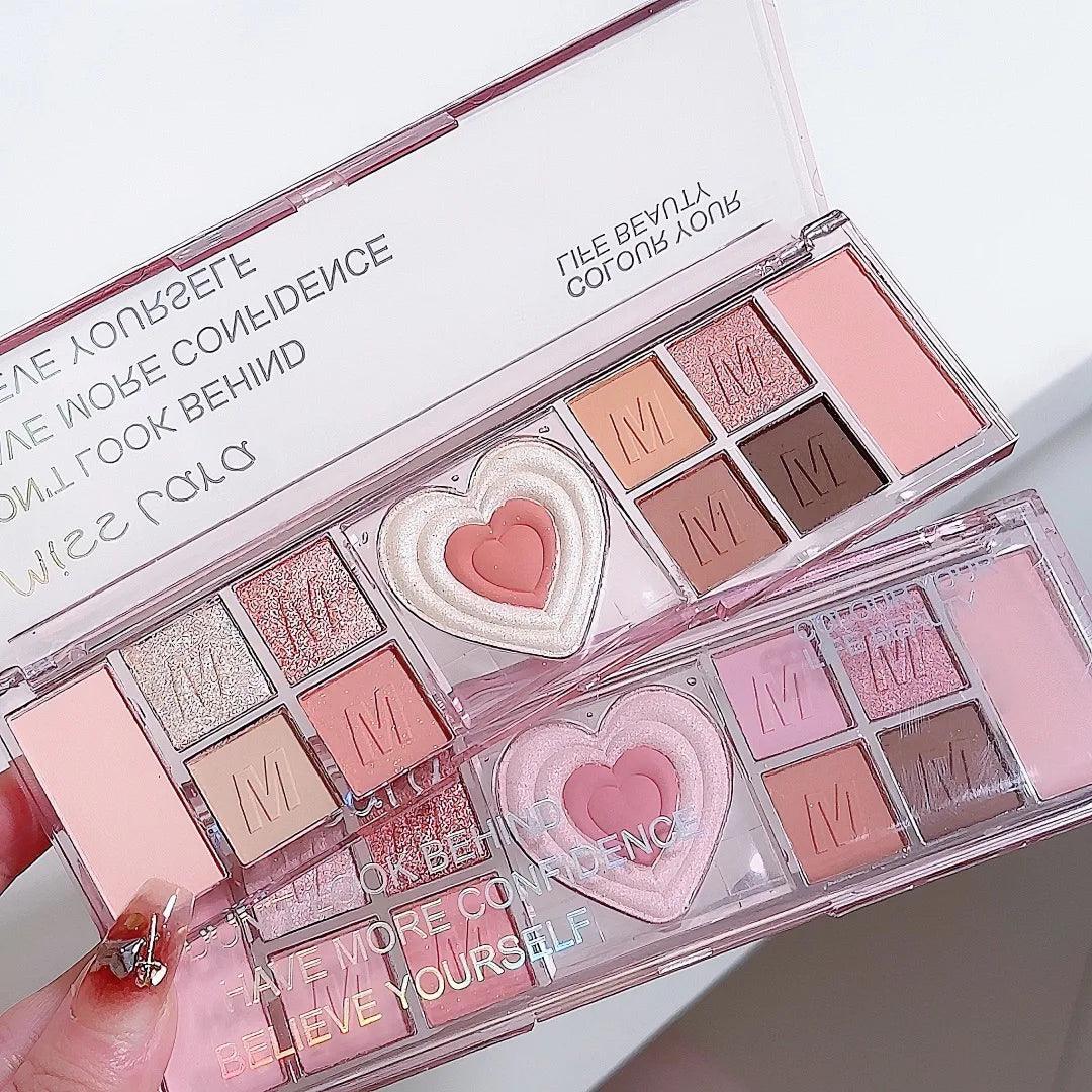 Miss Lara Eyeshadow Palette Shiny - 12 Colors - Buy Online in Pakistan at Cosmia.pk