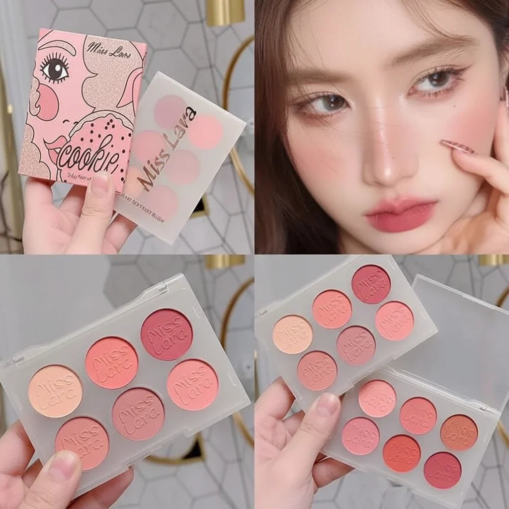 Miss Lara Blush Palette - 6 Color - Buy Online in Pakistan at Cosmia.pk