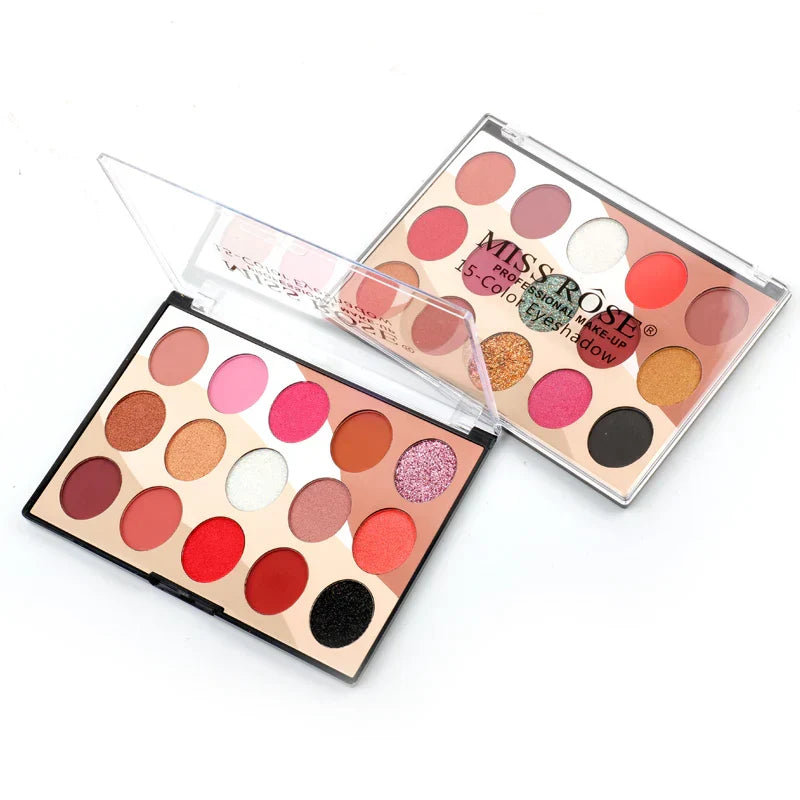 Miss Rose Eyeshadows Kit - 15 Colors - Buy Online in Pakistan at Cosmia.pk