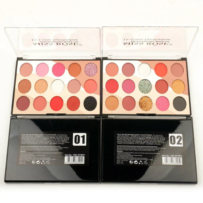 Miss Rose Eyeshadows Kit - 15 Colors - Buy Online in Pakistan at Cosmia.pk
