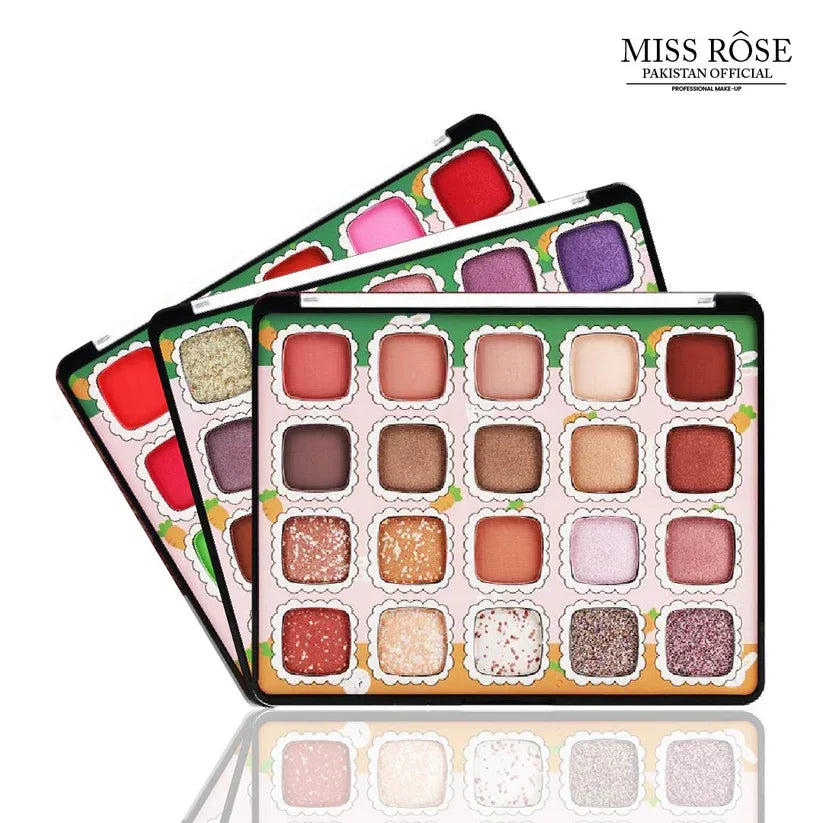 Miss Rose 20 Multicolor Eyeshadow Palette - Buy Online in Pakistan at Cosmia.pk
